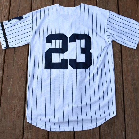 New York Other - New! Don Mattingly New York Yankees White Pinstripe Baseball Jersey Adult Men's